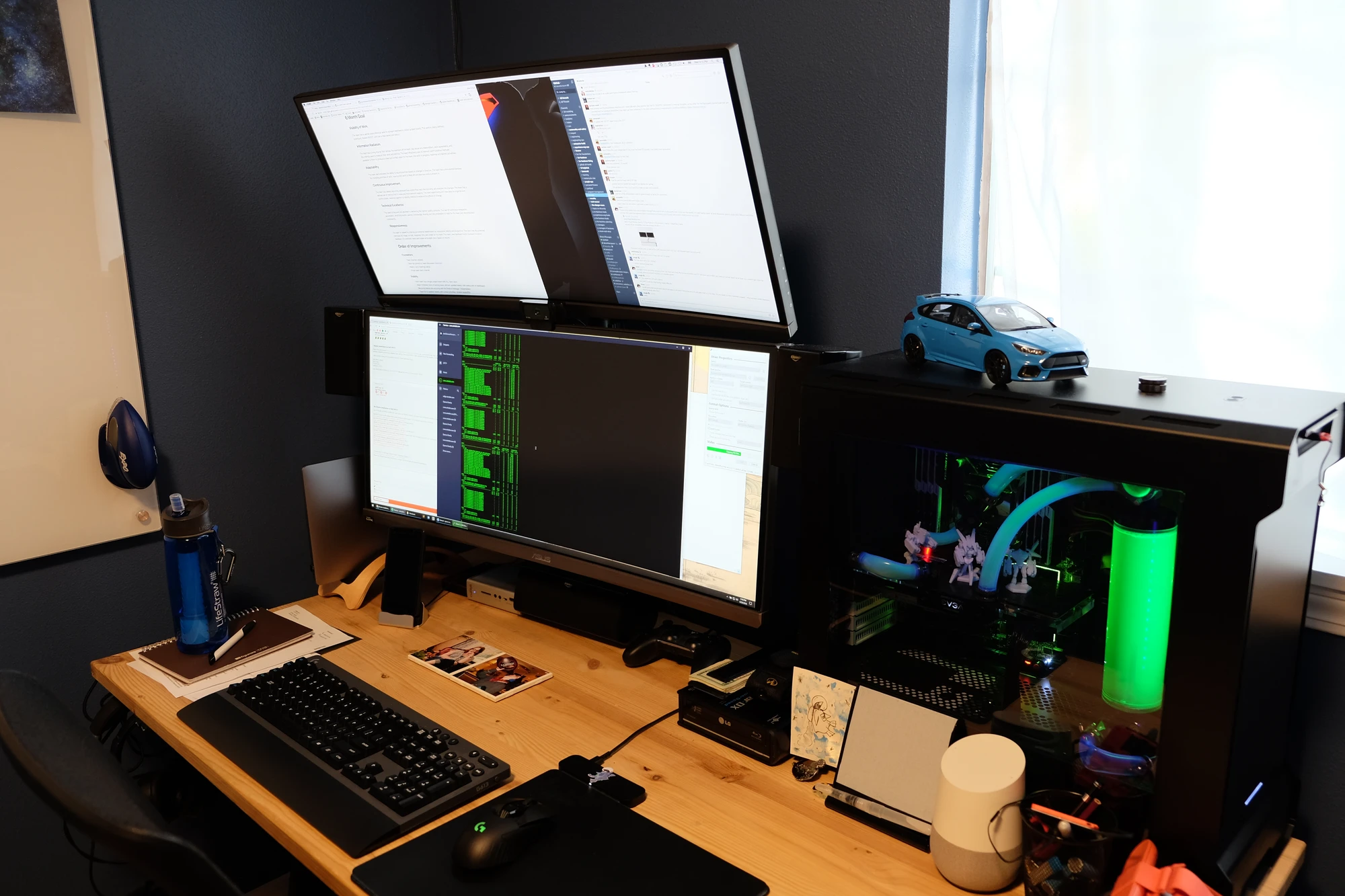 Computer Desk, Old Rig