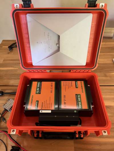 Laying out components to test layout and fit.